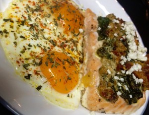 Salmon Florentine & Eggs